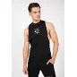 Cisco Drop Armhole Tank Top Black/White - Gorilla Wear