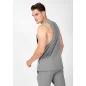 Cisco Drop Armhole Tank Top Gray/Black - Gorilla Wear