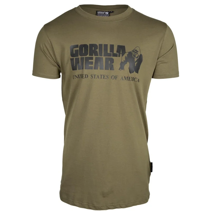 Classic T-shirt Army Green - Gorilla Wear