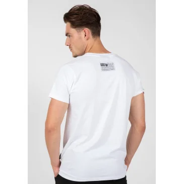 Classic T-shirt White de Gorilla Wear pas cher - Nutriwellness