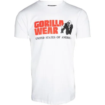 Classic T-shirt White de Gorilla Wear pas cher - Nutriwellness
