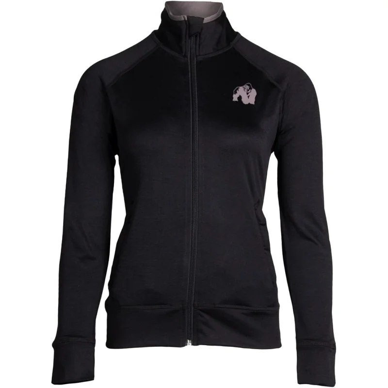 Cleveland Track Jacket Black - Gorilla Wear