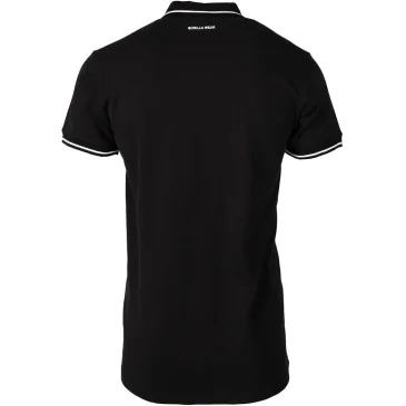 Delano Polo Black/White de Gorilla Wear pas cher - Nutriwellness