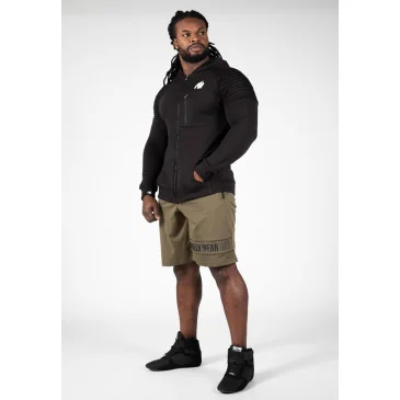 Delta Hoodie Black de Gorilla Wear pas cher - Nutriwellness