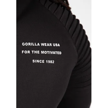 Delta Hoodie Black de Gorilla Wear pas cher - Nutriwellness