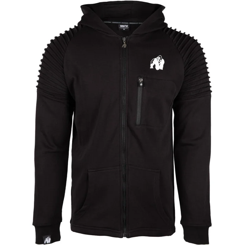 Delta Hoodie Black - Gorilla Wear