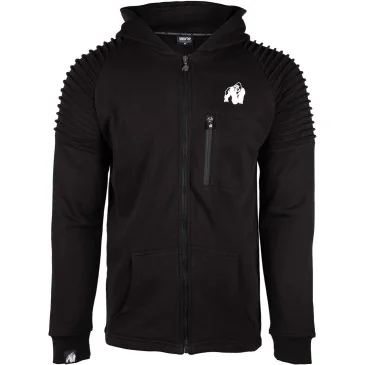 Delta Hoodie Black de Gorilla Wear pas cher - Nutriwellness