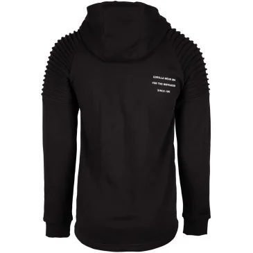 Delta Hoodie Black de Gorilla Wear pas cher - Nutriwellness