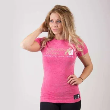 Camden T-shirt (Pink) de Gorilla Wear pas cher - Nutriwellness