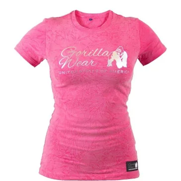 Camden T-shirt (Pink) de Gorilla Wear pas cher - Nutriwellness