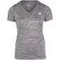 Elmira V-Neck T-Shirt Gray Melange - Gorilla Wear