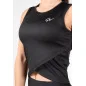 Estelle Twisted Crop Top Black - Gorilla Wear