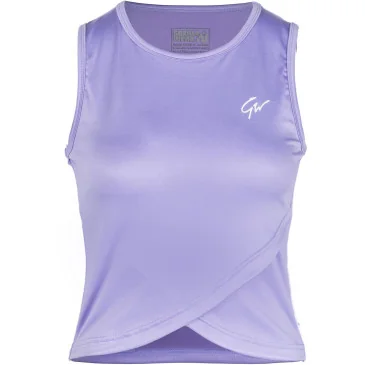Estelle Twisted Crop Top Lilac Gorilla Wear pas cher - Nutriwellness