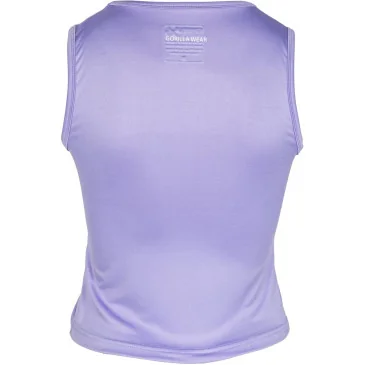 Estelle Twisted Crop Top Lilac Gorilla Wear pas cher - Nutriwellness
