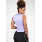 Estelle Twisted Crop Top Lilac - Gorilla Wear