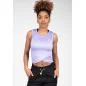 Estelle Twisted Crop Top Lilac - Gorilla Wear