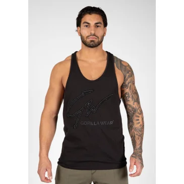 Evansville Tank Top Black de Gorilla Wear pas cher - Nutriwellness