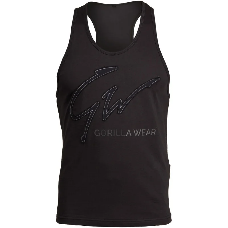 Evansville Tank Top Black - Gorilla Wear
