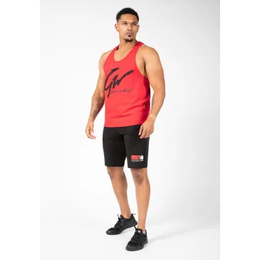 Evansville Tank Top Red de Gorilla Wear pas cher - Nutriwellness