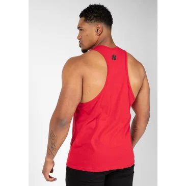 Evansville Tank Top Red de Gorilla Wear pas cher - Nutriwellness