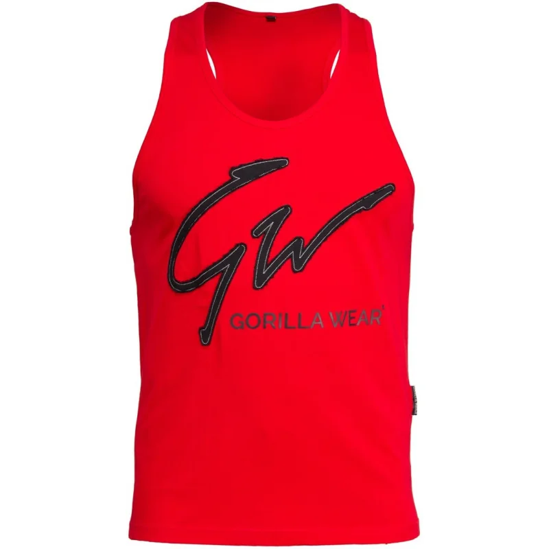 Evansville Tank Top Red - Gorilla Wear