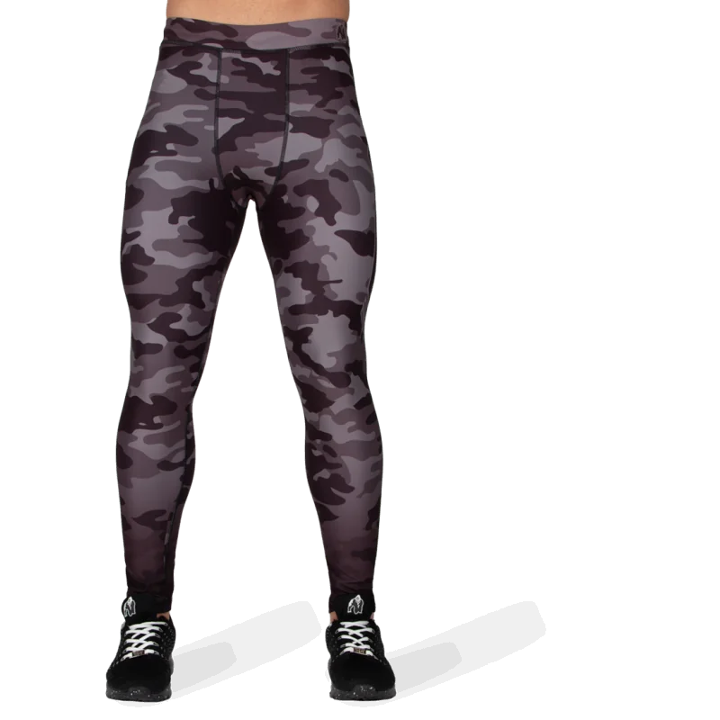 Franklin Men's Tights Black/Gray Camo - Gorilla Wear
