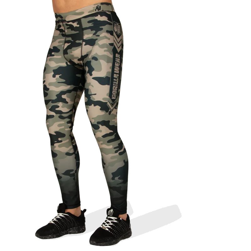 Franklin Men's Tights Army Green Camo - Gorilla Wear