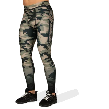 Franklin Men's Tights Army Green Camo de Gorilla Wear - Nutriwellness
