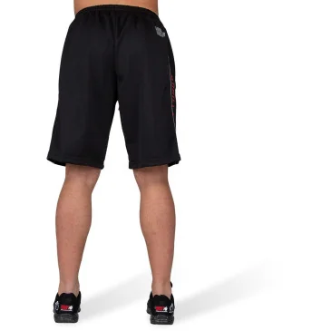 Functional Mesh Shorts Black/Red de Gorilla Wear pas cher