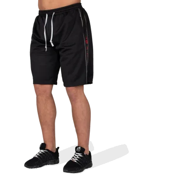 Functional Mesh Shorts Black/Red de Gorilla Wear pas cher