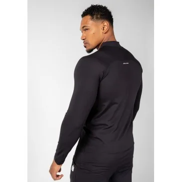Hamilton Hybrid Long Sleeve Black de Gorilla Wear pas cher - Nutriwellness