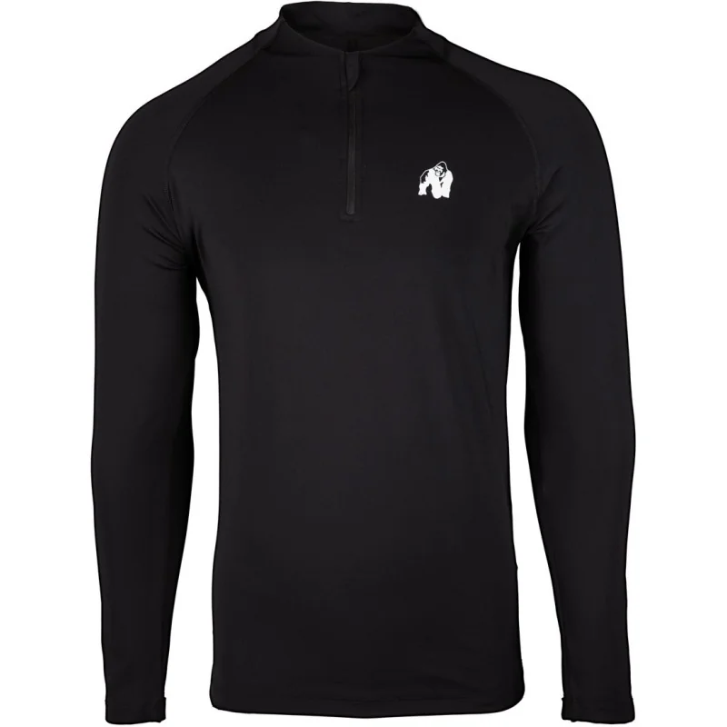 Hamilton Hybrid Long Sleeve Black - Gorilla Wear