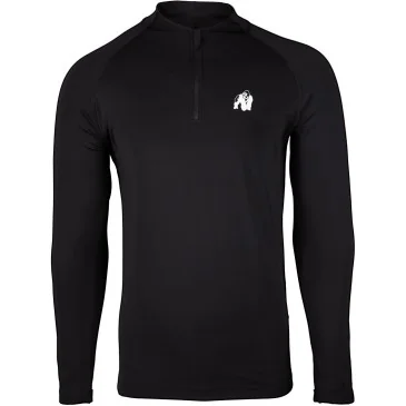 Hamilton Hybrid Long Sleeve Black de Gorilla Wear pas cher - Nutriwellness