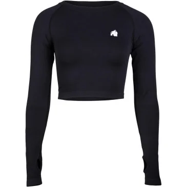 Hilton Seamless Long Sleeve - Black de Gorilla Wear - Nutriwellness