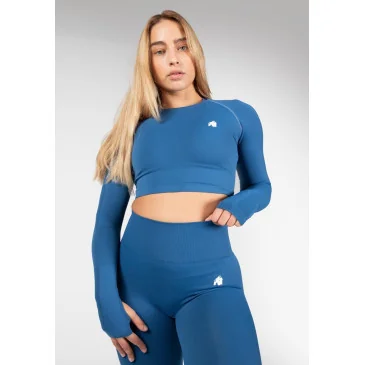 Hilton Seamless Long Sleeve - Bleu de Gorilla Wear - Nutriwellness