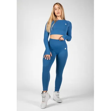 Hilton Seamless Long Sleeve - Bleu de Gorilla Wear - Nutriwellness