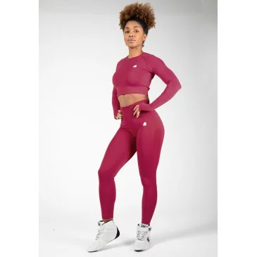 Hilton Seamless Long Sleeve - Fuchsia de Gorilla Wear - Nutriwellness