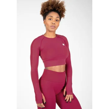 Hilton Seamless Long Sleeve - Fuchsia de Gorilla Wear - Nutriwellness