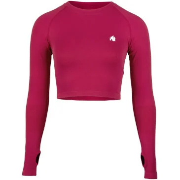 Hilton Seamless Long Sleeve - Fuchsia de Gorilla Wear - Nutriwellness