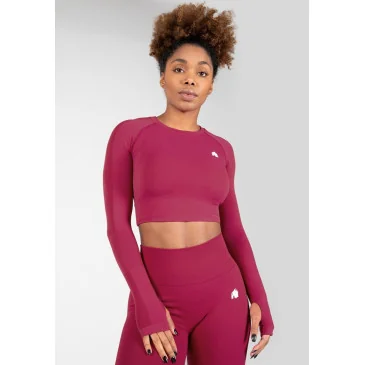 Hilton Seamless Long Sleeve - Fuchsia de Gorilla Wear - Nutriwellness