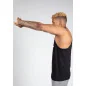 Carter Stretch Tank Top Black - Gorilla Wear