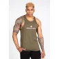 Carter Stretch Tank Top Army Green - Gorilla Wear