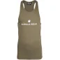 Carter Stretch Tank Top Army Green - Gorilla Wear