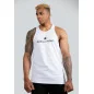 Carter Stretch Tank Top White - Gorilla Wear