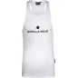 Carter Stretch Tank Top White - Gorilla Wear