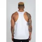 Carter Stretch Tank Top White - Gorilla Wear