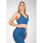 Hilton Seamless Sports Bra Bleu - Gorilla Wear