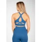 Hilton Seamless Sports Bra Bleu - Gorilla Wear