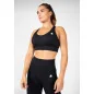 Hilton Seamless Sports Bra Black - Gorilla Wear