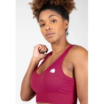 Hilton Seamless Sports Bra Fuchsia de Gorilla Wear pas cher - Nutriwellness